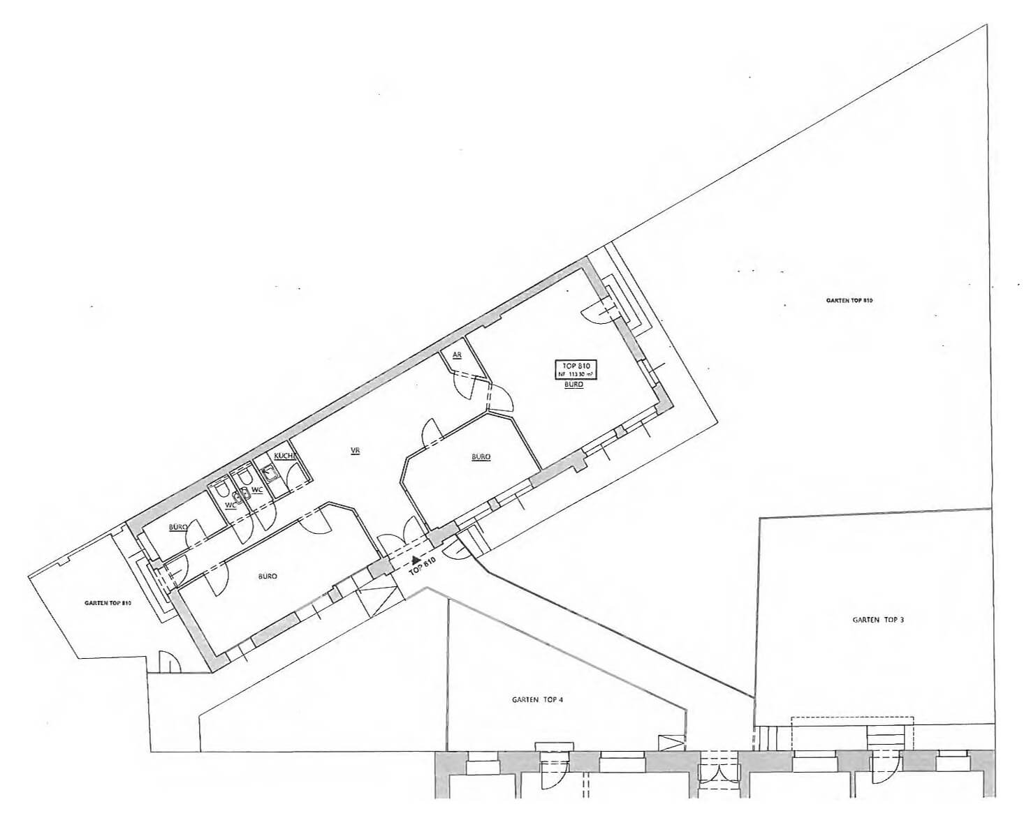 Büro mit Garten im 9. Bezirk