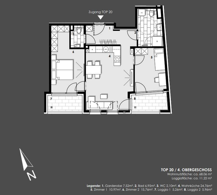 First occupancy in a central Dornbach location