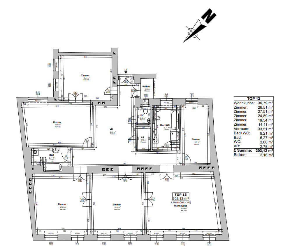Klassischer Altbau, 6 Zimmer, Nähe Judenplatz