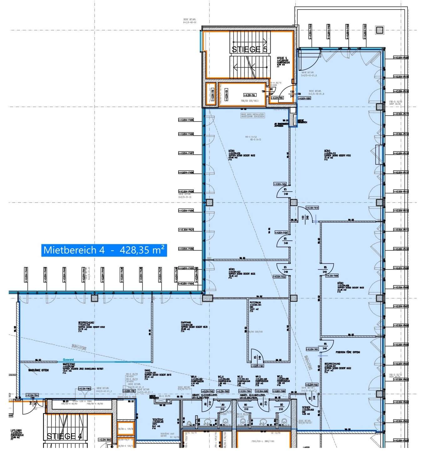 Modern office spaces in EURO PLAZA