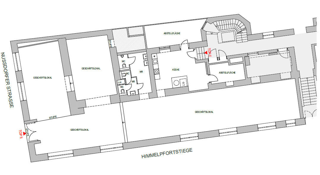 Attraktive Geschäftsfläche in frequentierter Lage