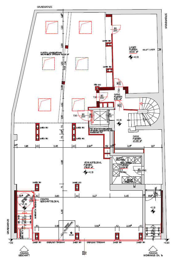 Versatile commercial space