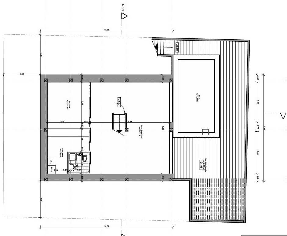 Moderne 4-Schlafzimmer-Villa mit Salzwasserpool in Caxias