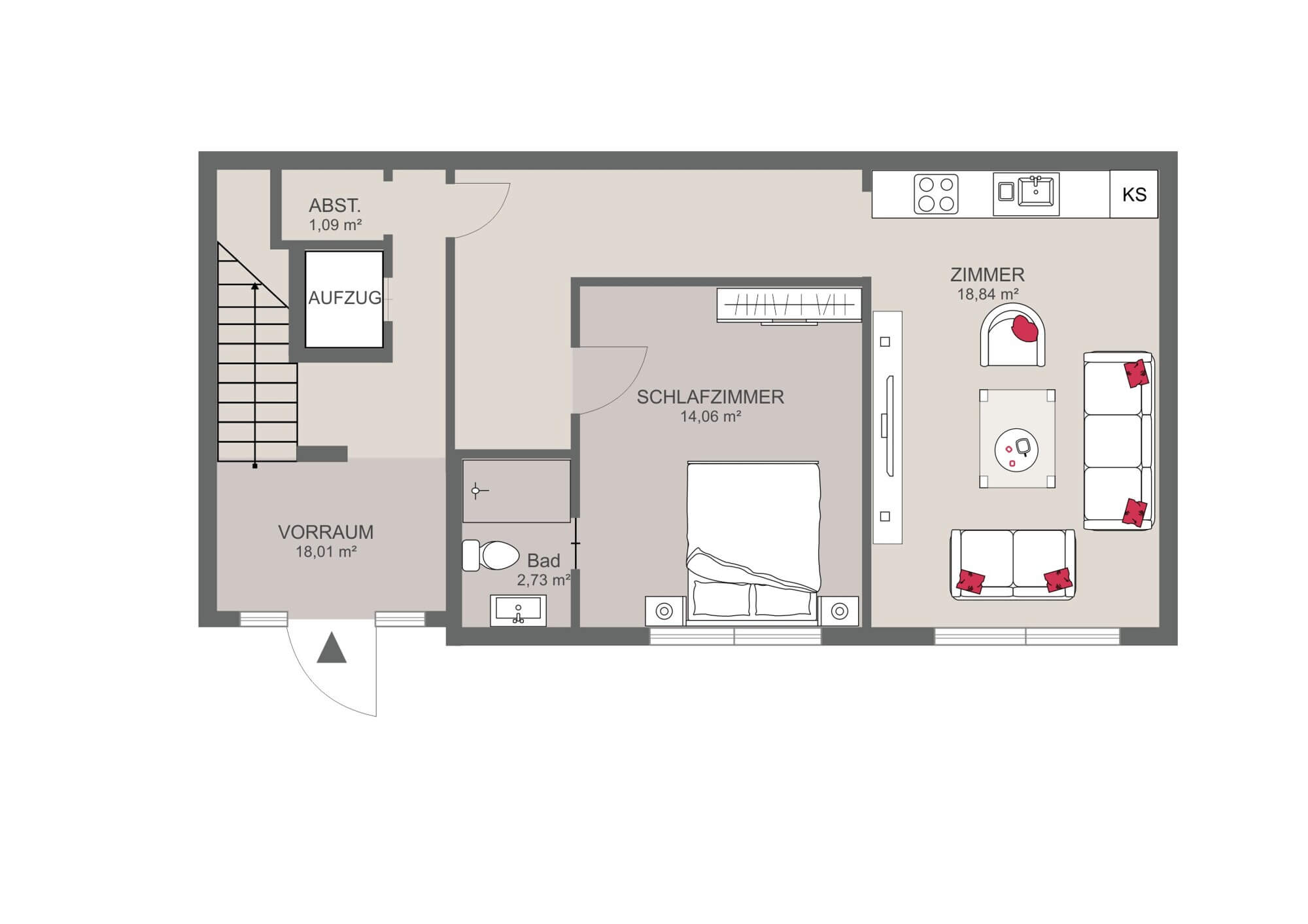 Townhouse flair near Naschmarkt