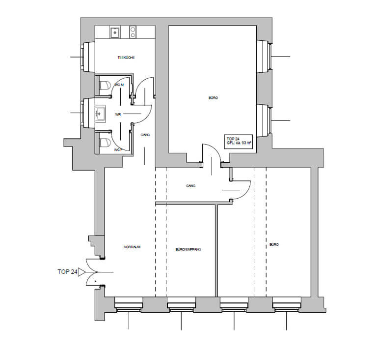 Top-Bürofläche in 1010 Wien nahe Kärntner Straße & Karlsplatz