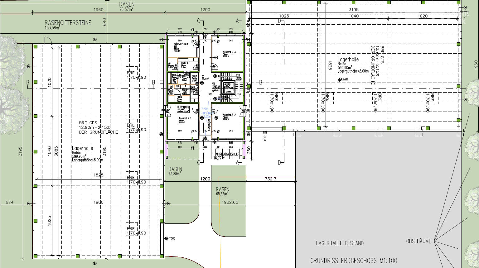 Neubau Betriebsobjekt im Wiener Norden