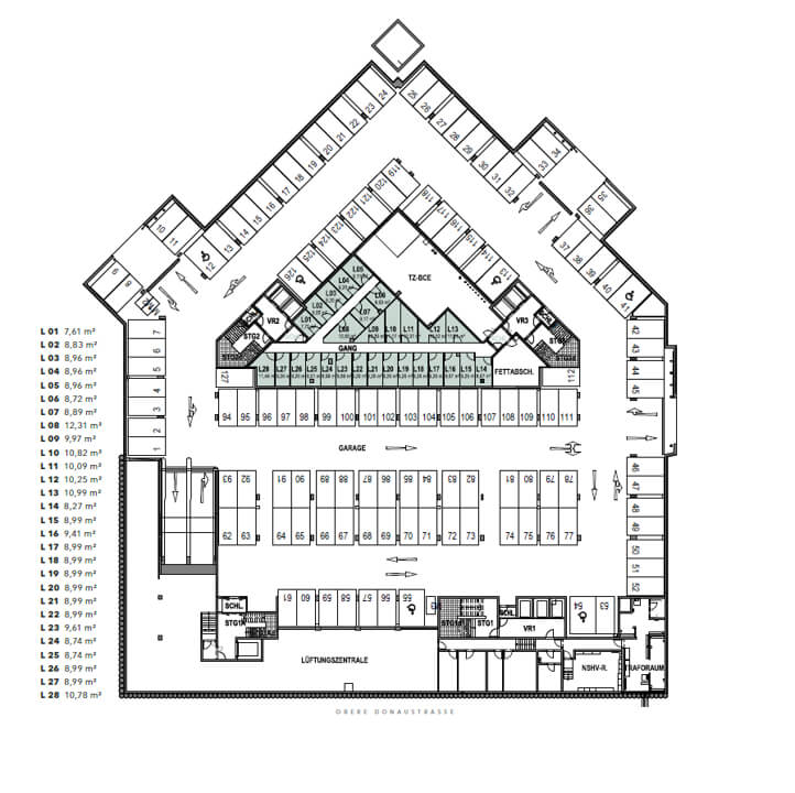 LeopoldQuartier Office | Modernes Büro in Holzhybridbauweise | Nahe Donaukanal