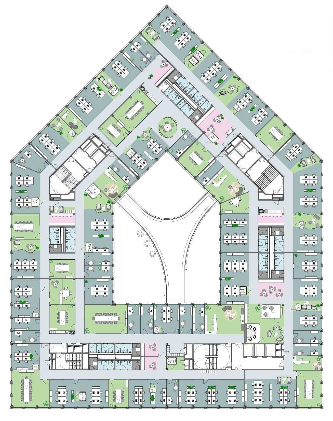 LeopoldQuartier Office | Modernes Büro in Holzhybridbauweise | Nahe Donaukanal