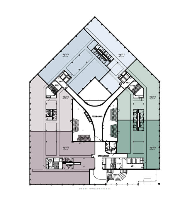 LeopoldQuartier Office | Modernes Büro in Holzhybridbauweise | Nahe Donaukanal
