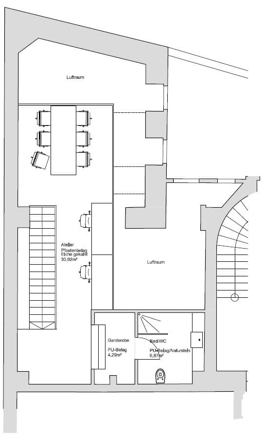 Studio in charmantem Altbau