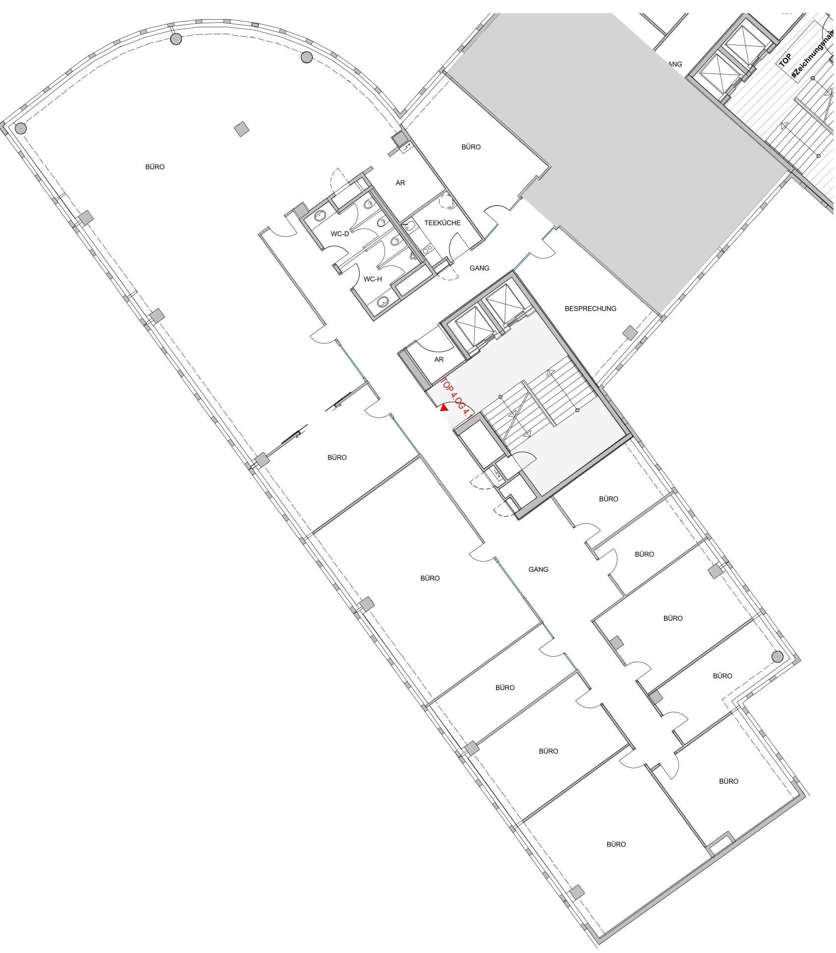 Zentrale Bürofläche mit sehr guter Infrastruktur