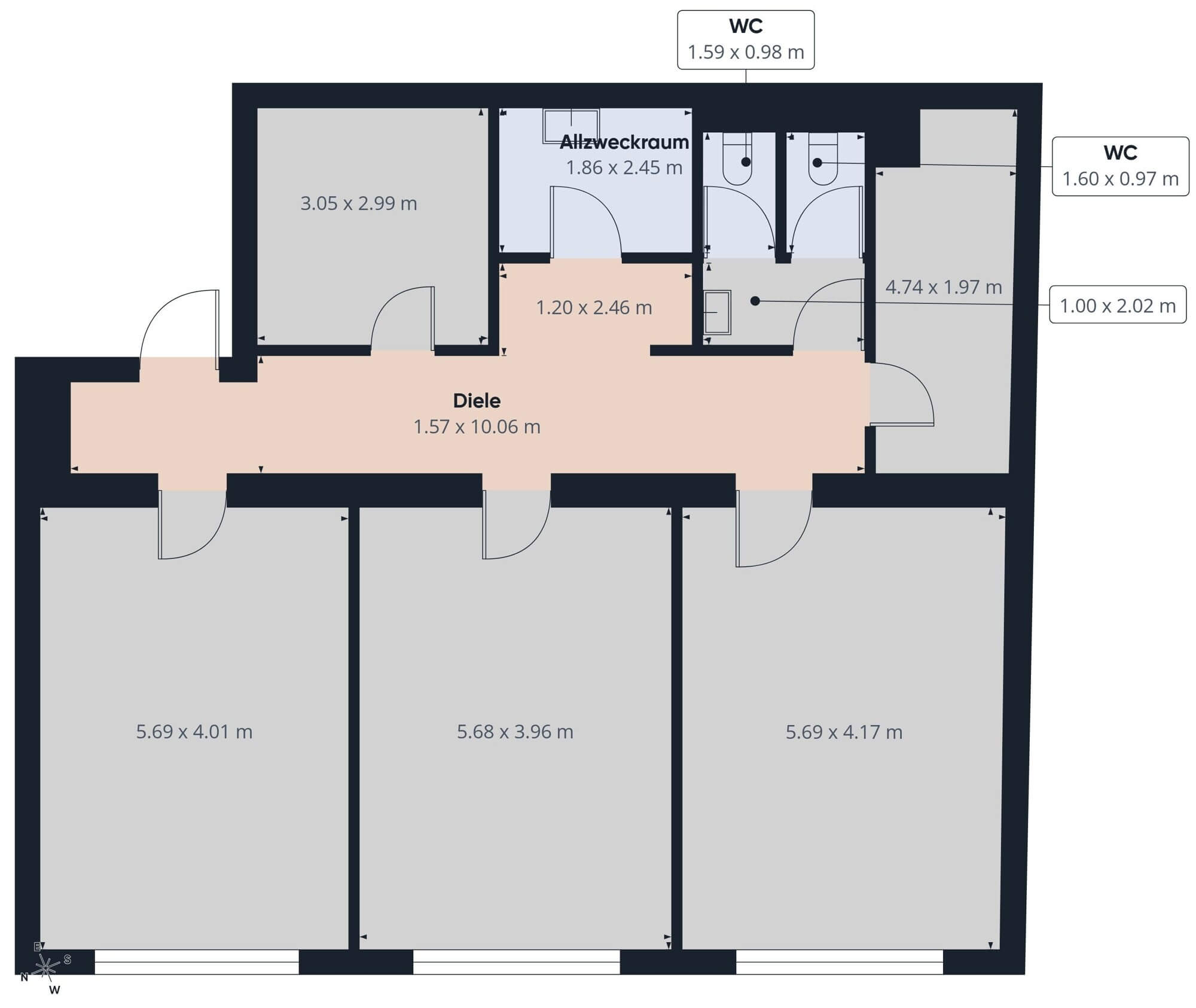 Büroflächen in Wien 23 – funktional & sofort nutzbar