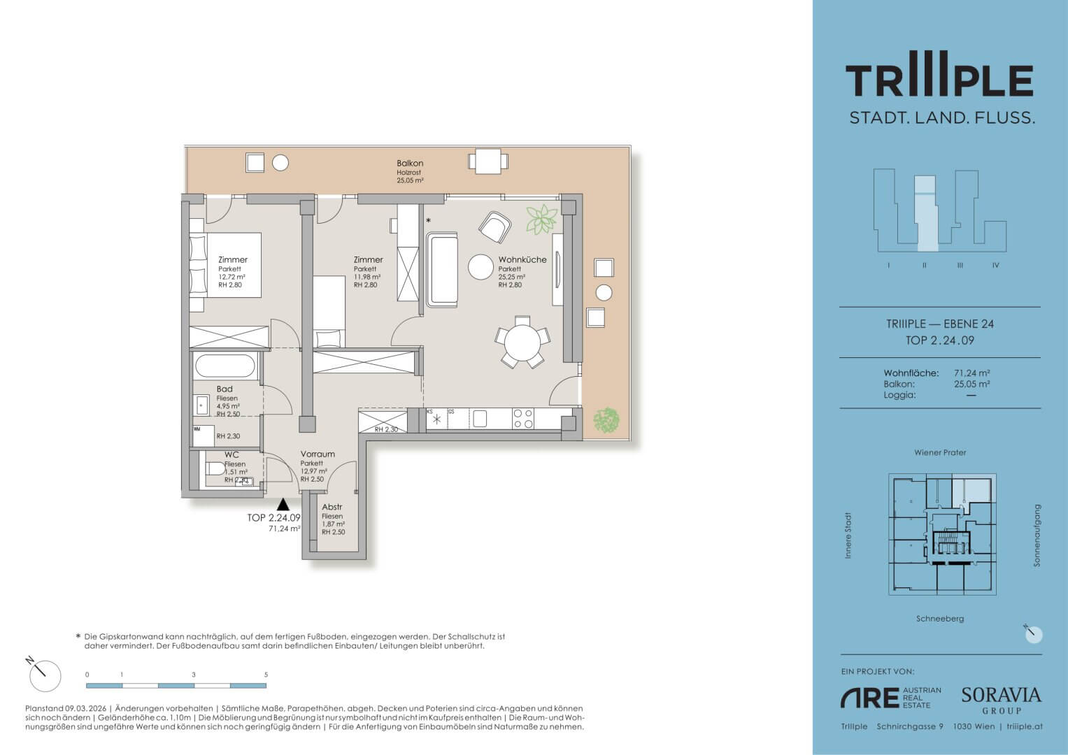 TrIIIIple - Living high above Vienna