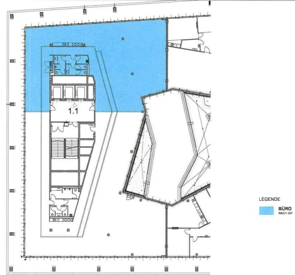 Top-Bürofläche im QBC 1 zu mieten