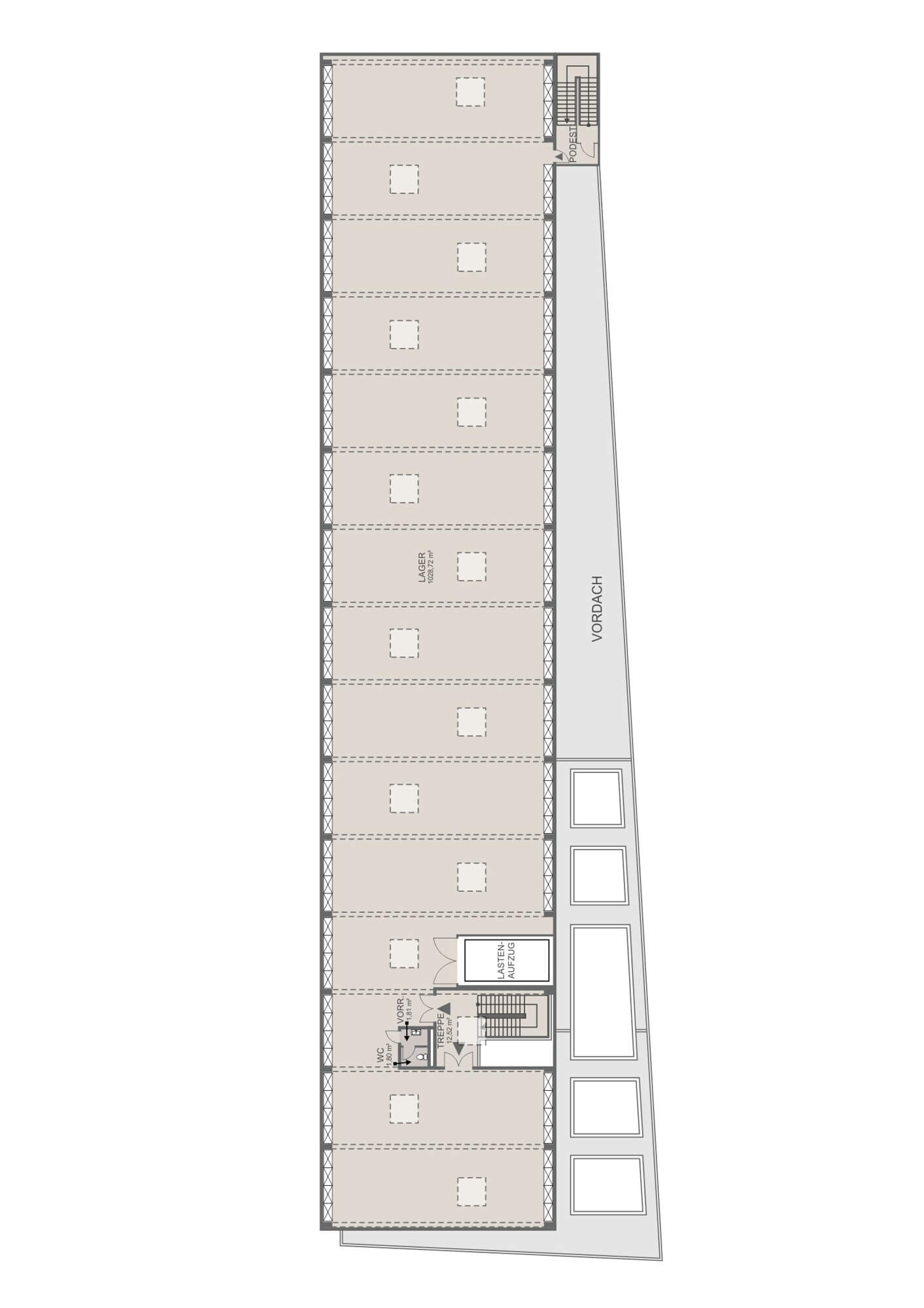 Modern warehouse spaces in the 11th district