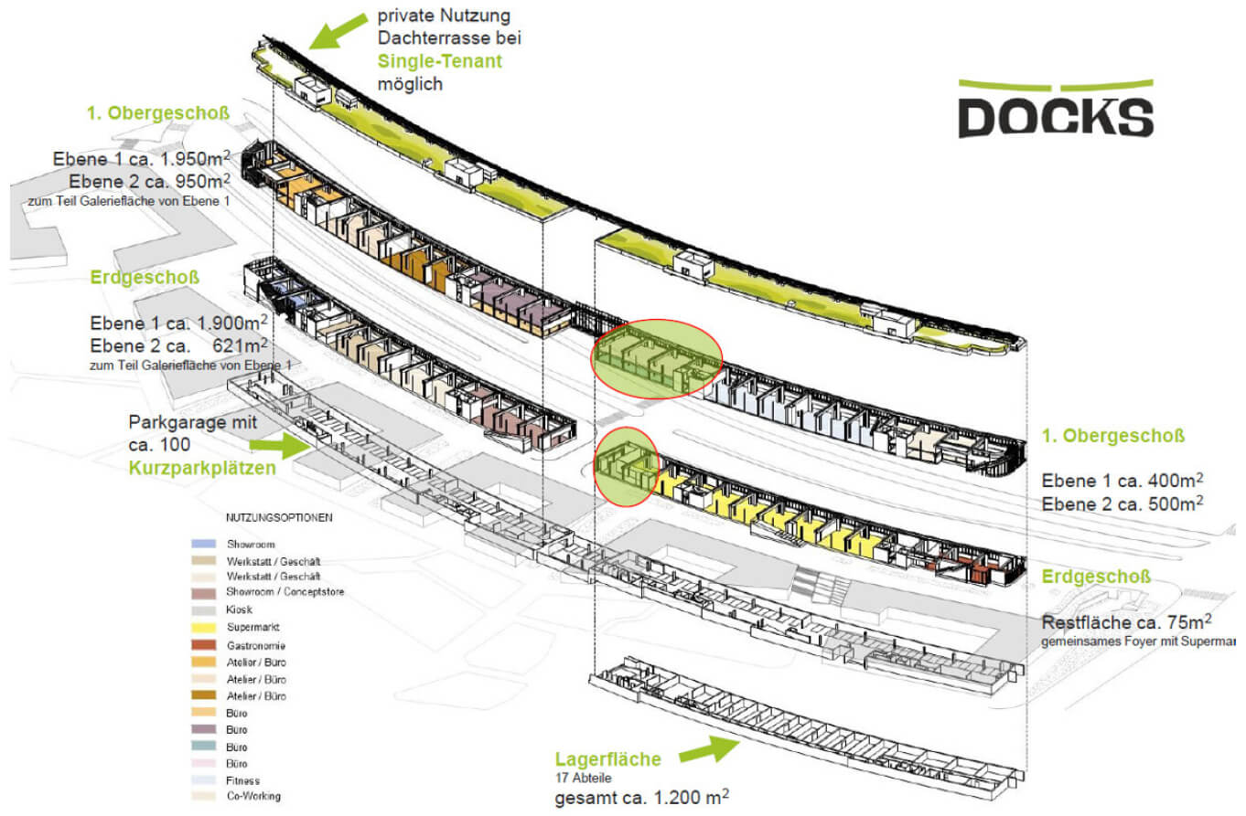 DOCKS – 9,000 sqm of flexible workspace