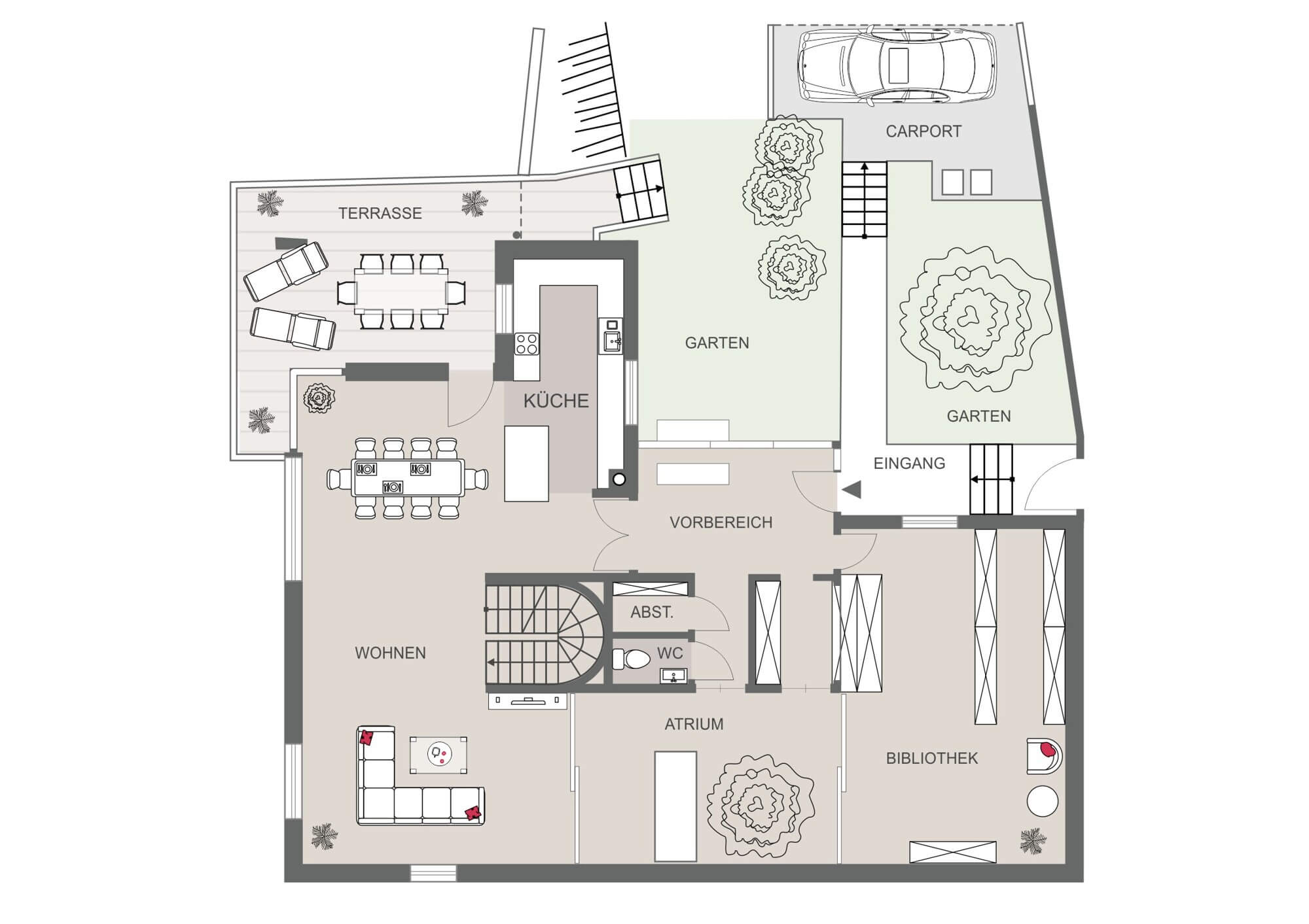 Wohnen in Sievering: Villa mit Pool, Garten und viel Raum