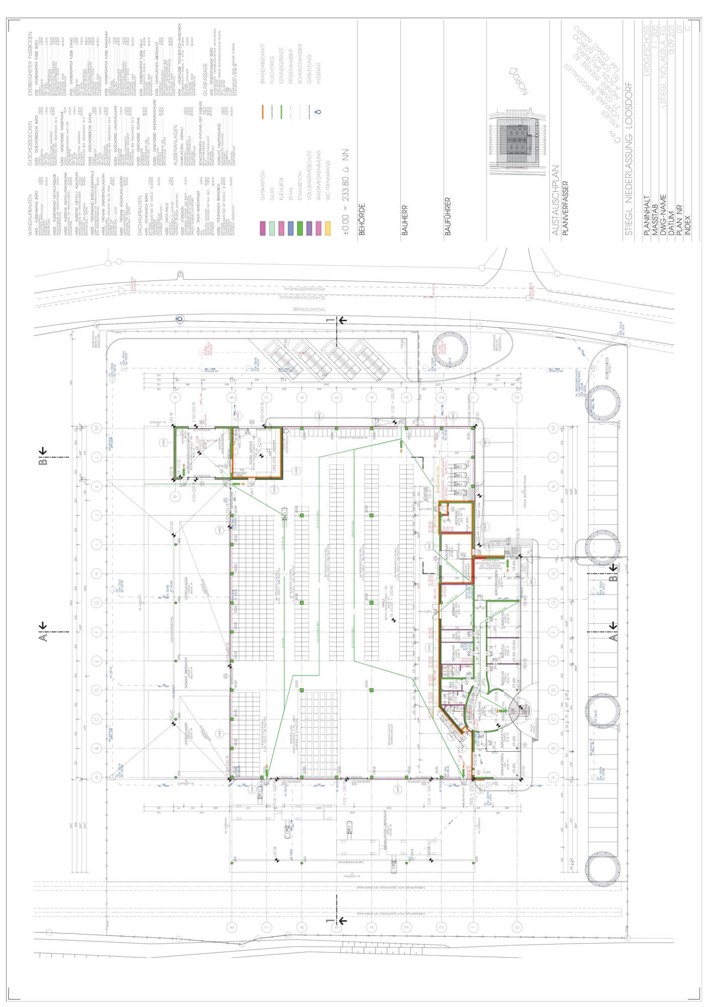 Commercial property for sale in Loosdorf: 4,773 m² of total usable floor space on a 9,580 m² plot