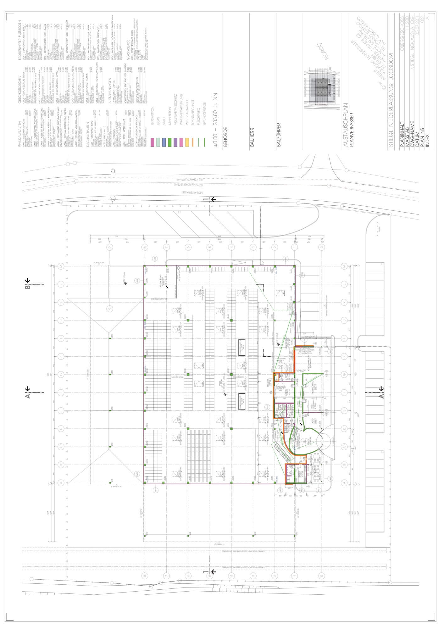 Commercial property for sale in Loosdorf: 4,773 m² of total usable floor space on a 9,580 m² plot