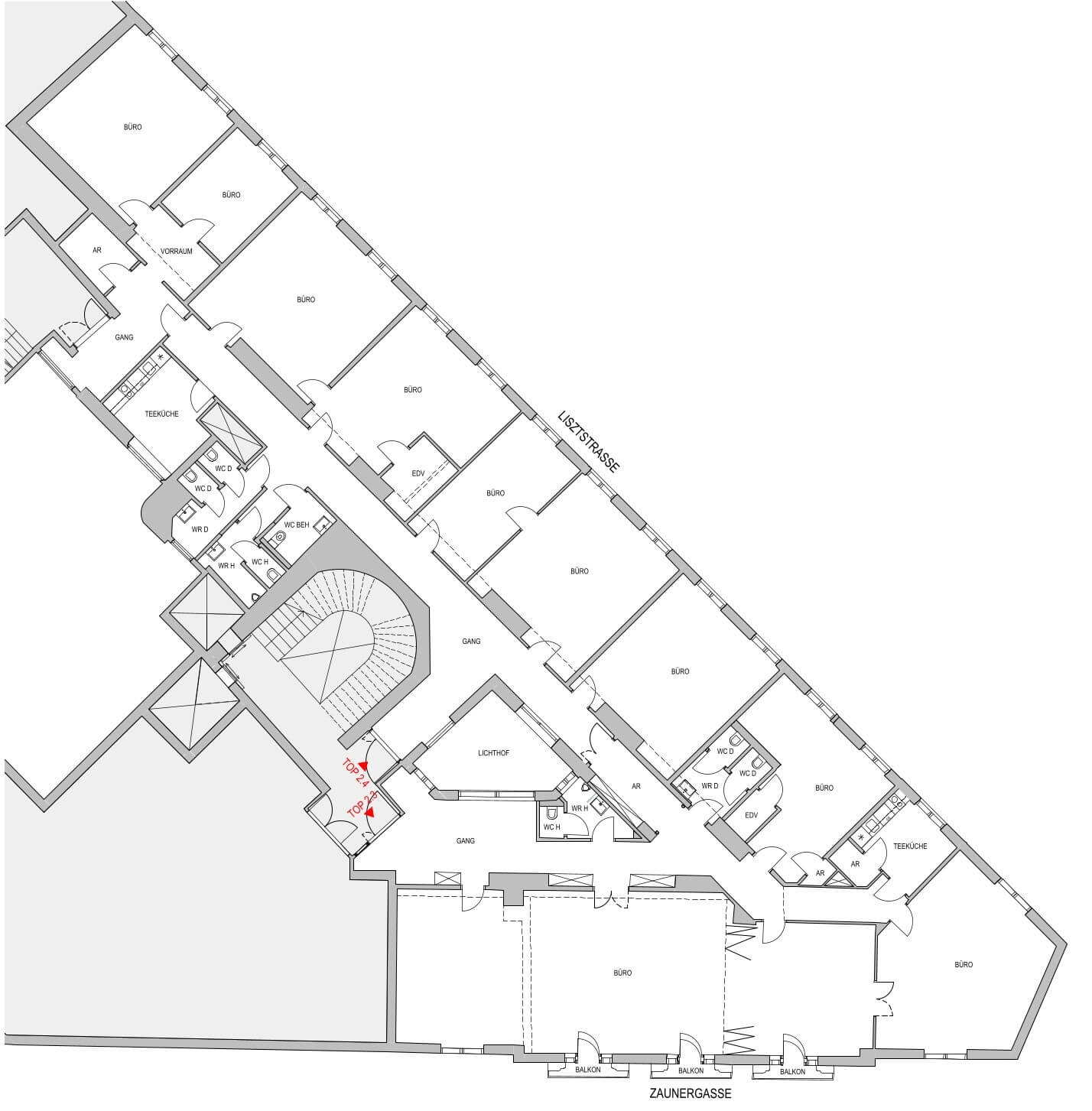 Prestigious office near Schwarzenbergplatz