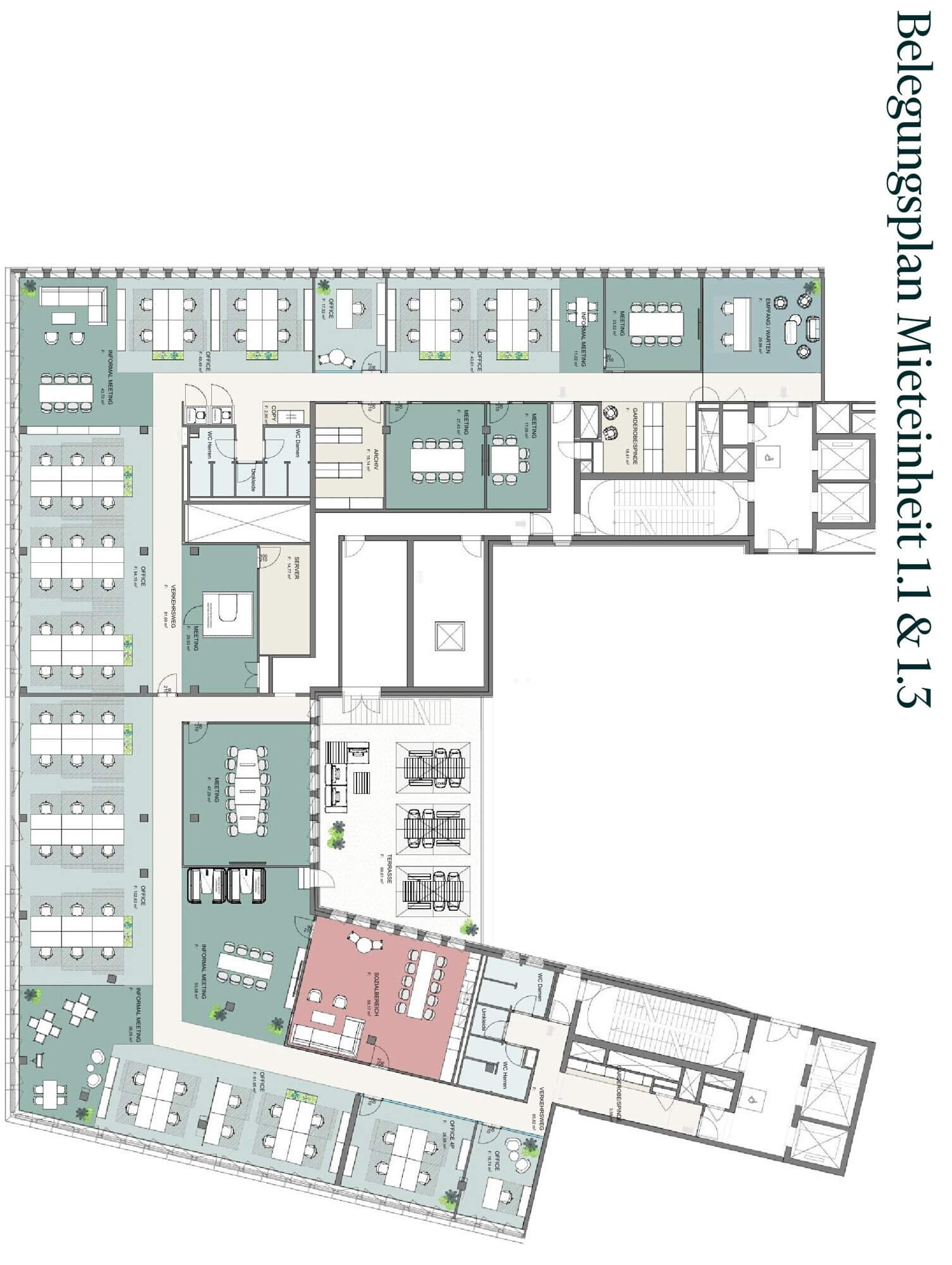 Modern office spaces at VIE