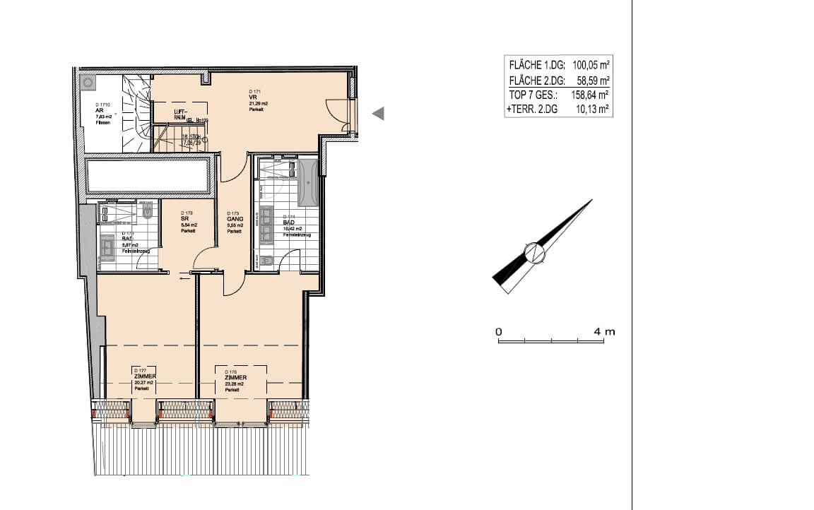 On Kohlmarkt – Luxury Penthouse Apartment – with Roof Terrace, 2 Bedrooms