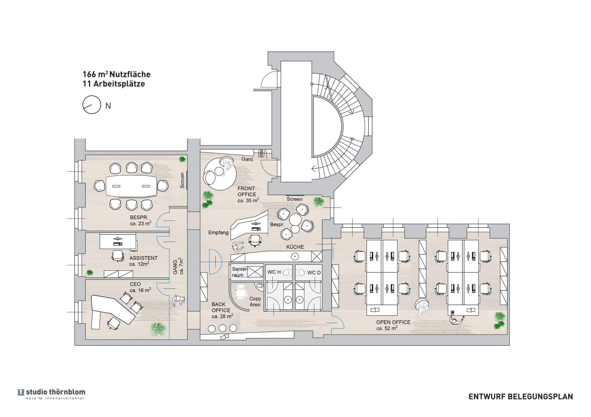 Repräsentatives Altbaubüro beim Museumsquartier