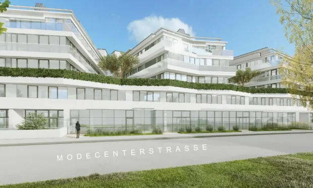 MC 15 - Ein Bürogebäude, das Effizienz, Innovation und Umweltbewusstsein vereint.