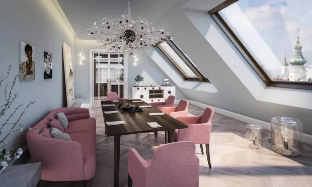 Luxury penthouse near the Vienna State Opera