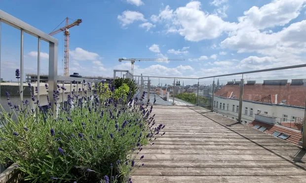 Exklusive Dachterrassen-Maisonette mit Blick bis zum Wienerwald