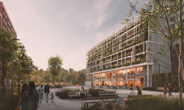 Gastrofläche im Work-Life Building