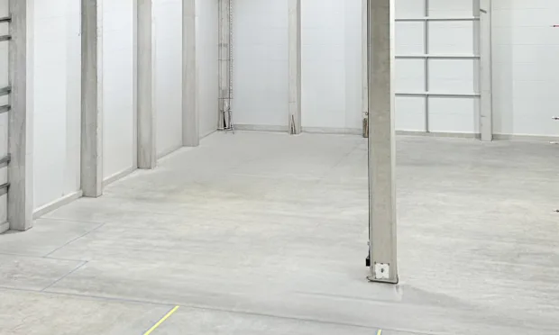 Moderne Lagerfläche ideal für ruhige Paletteneinlagerung