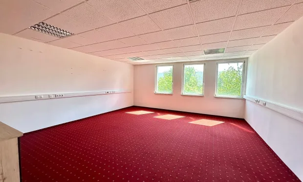 Büro-Lager-Kombi mit großzügiger Grünfläche