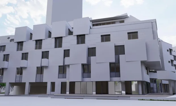 MC 15 - Ein Bürogebäude, das Effizienz, Innovation und Umweltbewusstsein vereint.