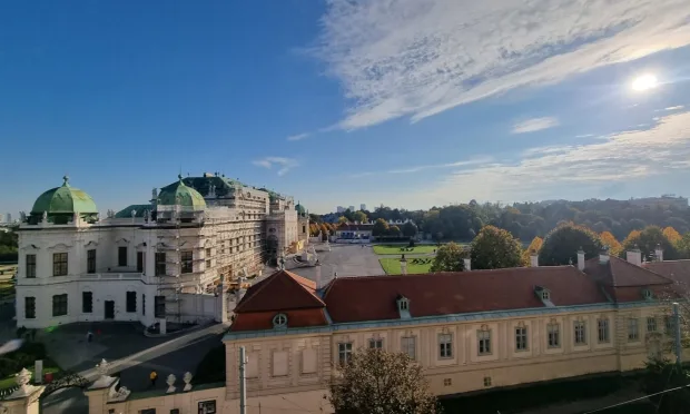 View of Belvedere Palace