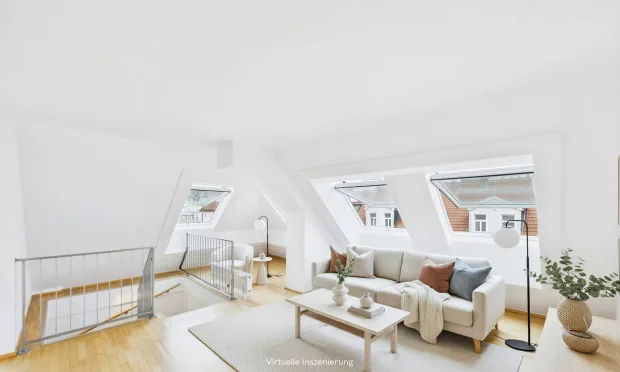 Two-room maisonette with outdoor space and parking spot in Hernals.