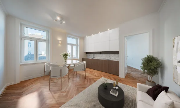 Heller 2 Zimmer Erstbezug im Altwien Stil in generalsaniertem Gründerzeithaus