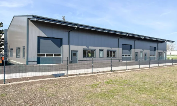 Newly built warehouses with office space