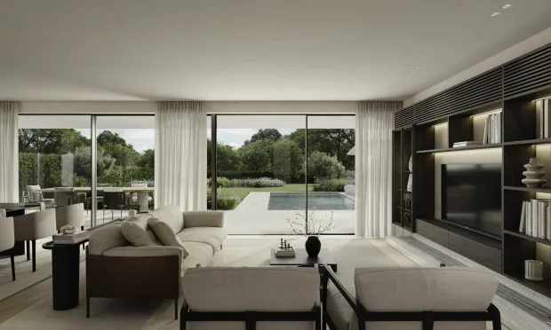 The Superior: Exklusive Gartenetage mit privatem Pool