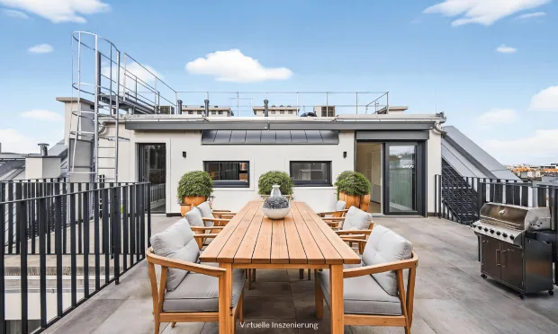 Neue Dachgeschoss Maisonette mit Terrasse nahe Schönbrunn