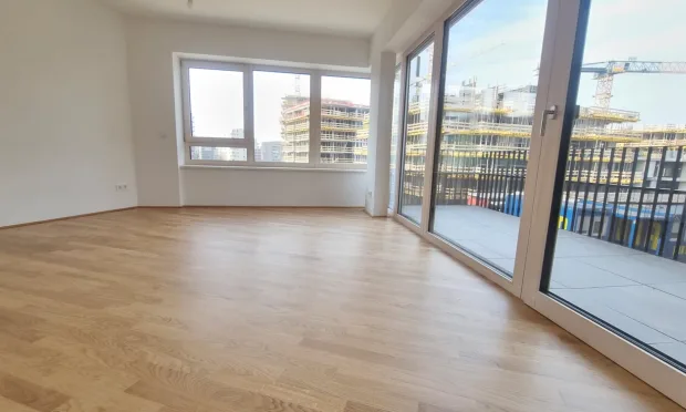 Erstbezug im Village, 2 Zimmer mit Balkon zur Miete