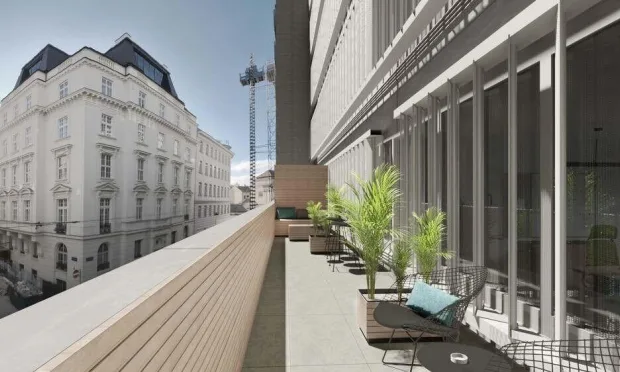 Moderne Bürofläche in der Nähe des Schwarzenbergplatzes