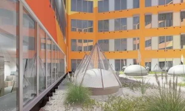 Moderne Bürofläche in der Nähe des Schwarzenbergplatzes