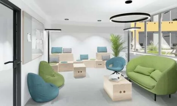 Moderne Bürofläche in der Nähe des Schwarzenbergplatzes