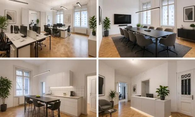 Naschmarkt-Büro mit Klima & perfekter Raumaufteilung