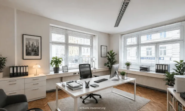 Arbeiten mit Stil – Großzügiges Altbaubüro in gefragter Citylage