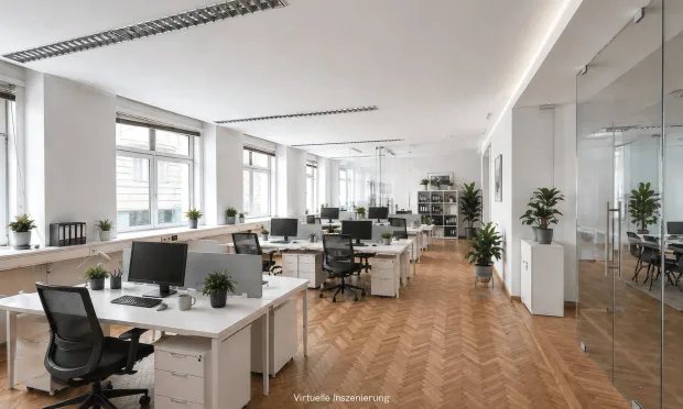 Arbeiten mit Stil – Großzügiges Altbaubüro in gefragter Citylage