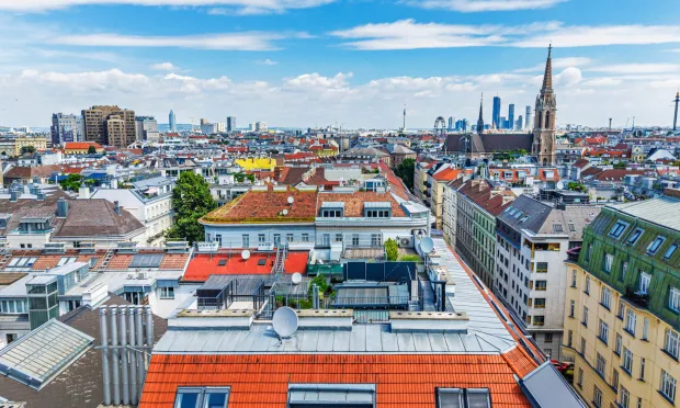 Exklusive Penthouse-Maisonette mit außergewöhnlicher Dachterrasse und Skyline View nahe Stadtpark