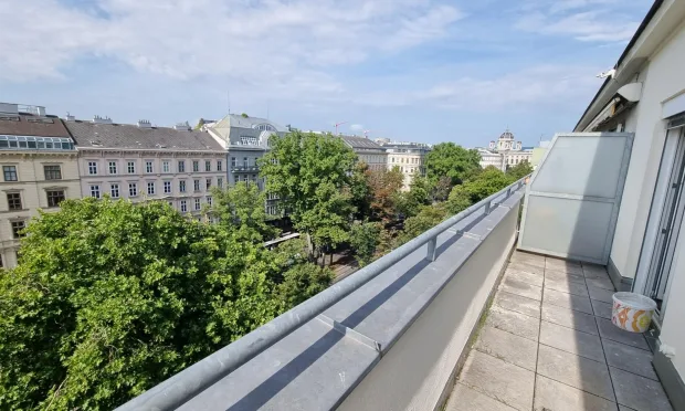 Blick auf den Opernring - Exklusive Stadtwohnung  mit Air condition