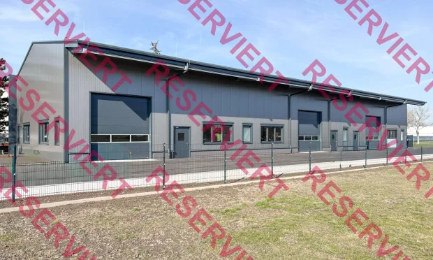 Newly built warehouses with office space